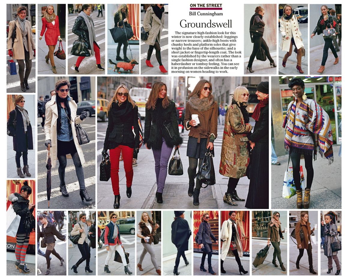 Street Style Fashion Bill Cunningham - On The Street 