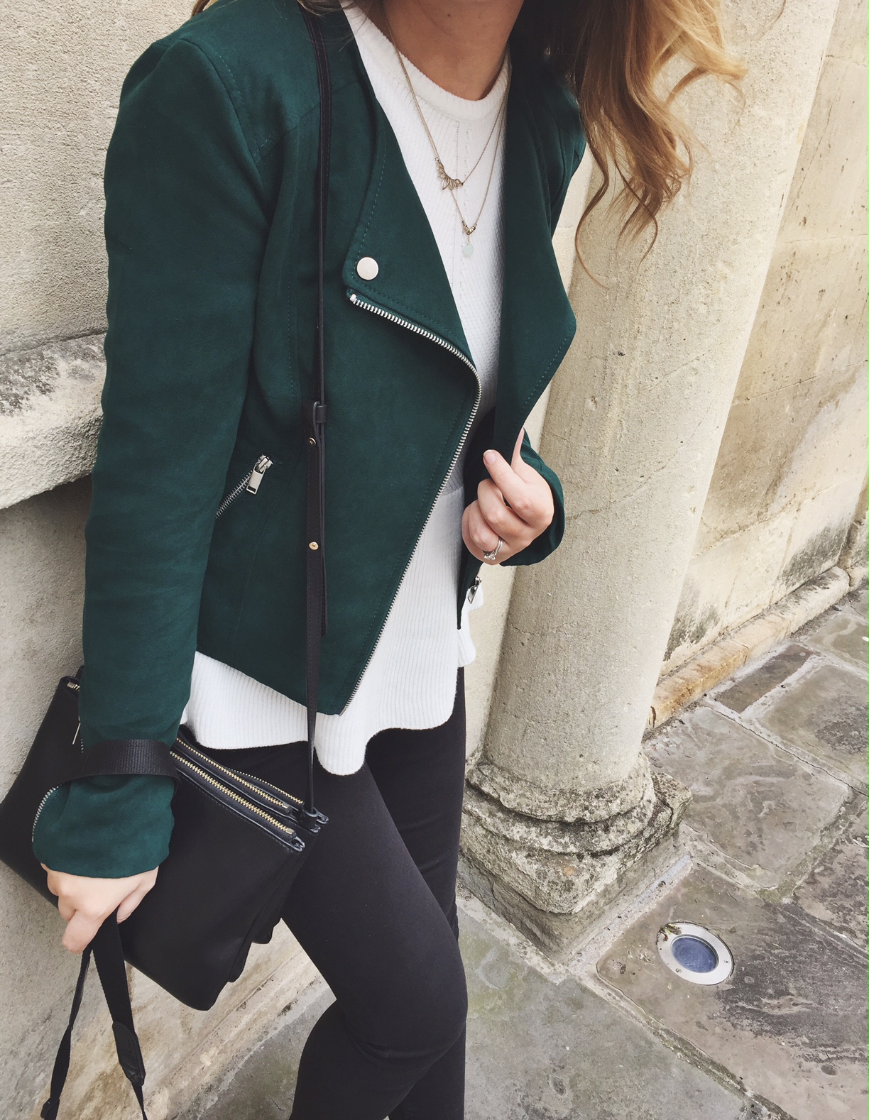 Green Suede jacket 