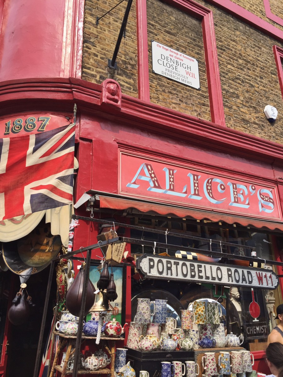 Alice's Portobello Road Notting Hill 