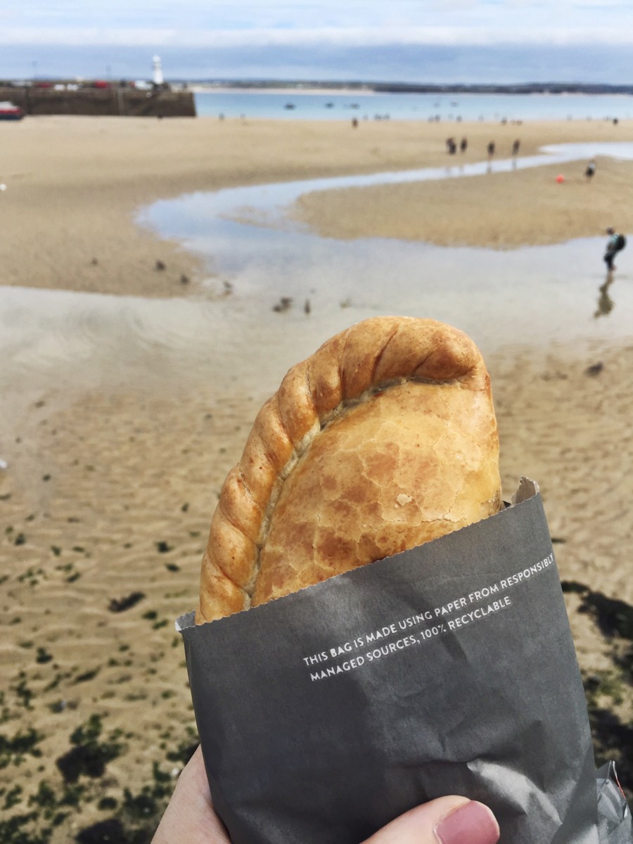 Cornish Pasty in St Ives, Cornwall 