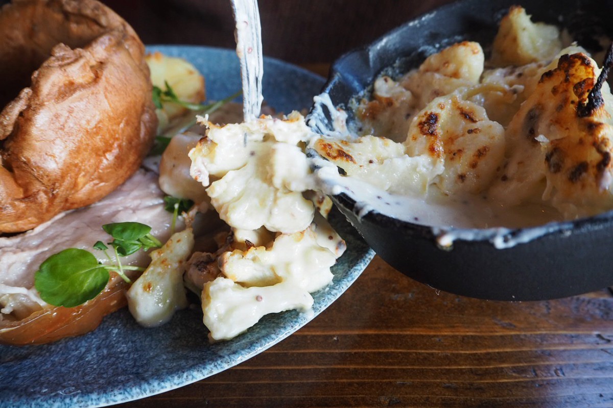 Portobello Road Gin Distillery Sunday Roast Cauli Cheese