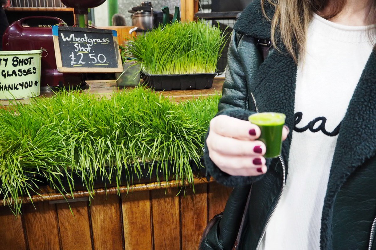 Borough Market Wheatgrass Shot