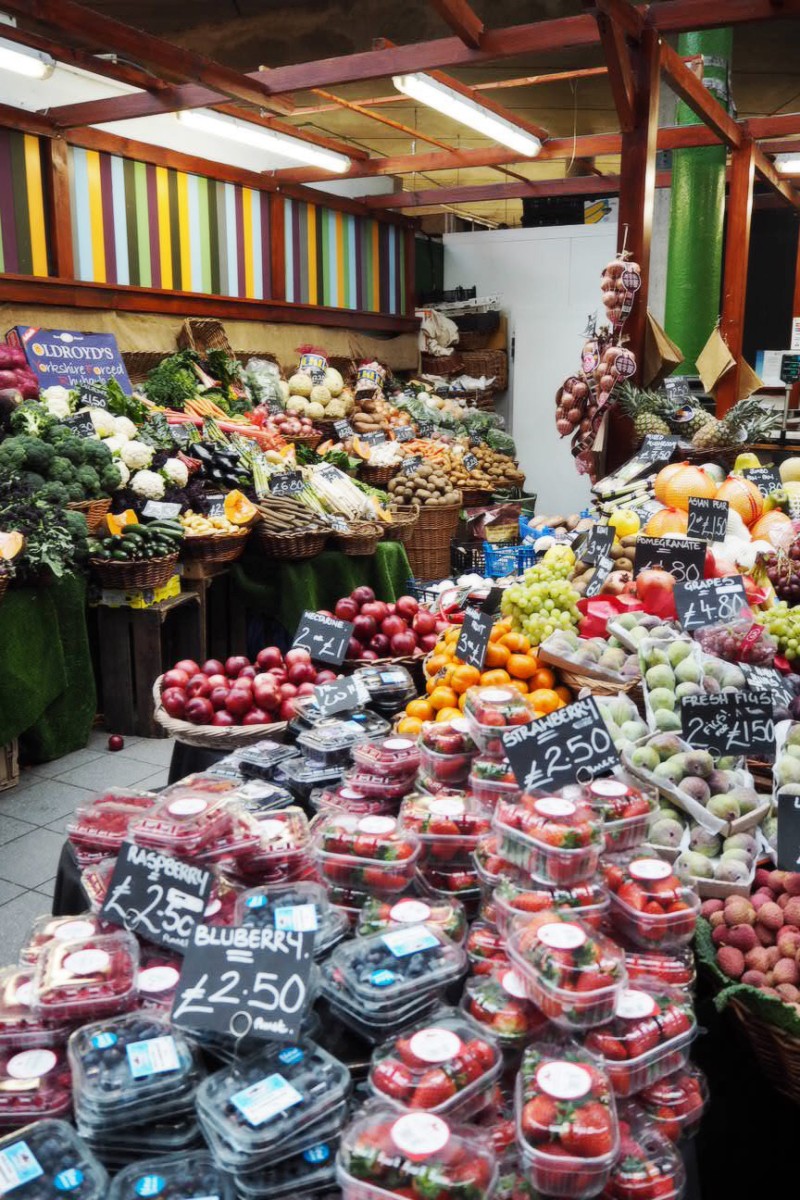 Borough Market fresh fruit and veg