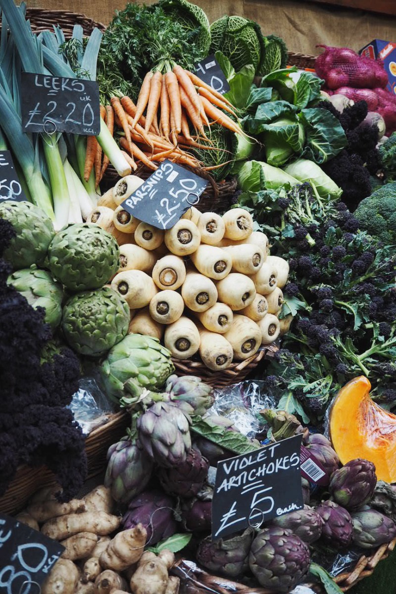 Borough Market fresh veg