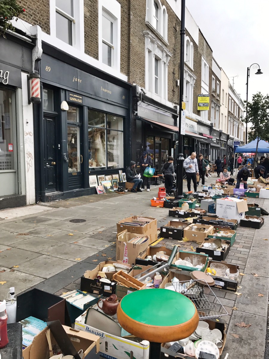 Antiques Golborne Road Notting Hill