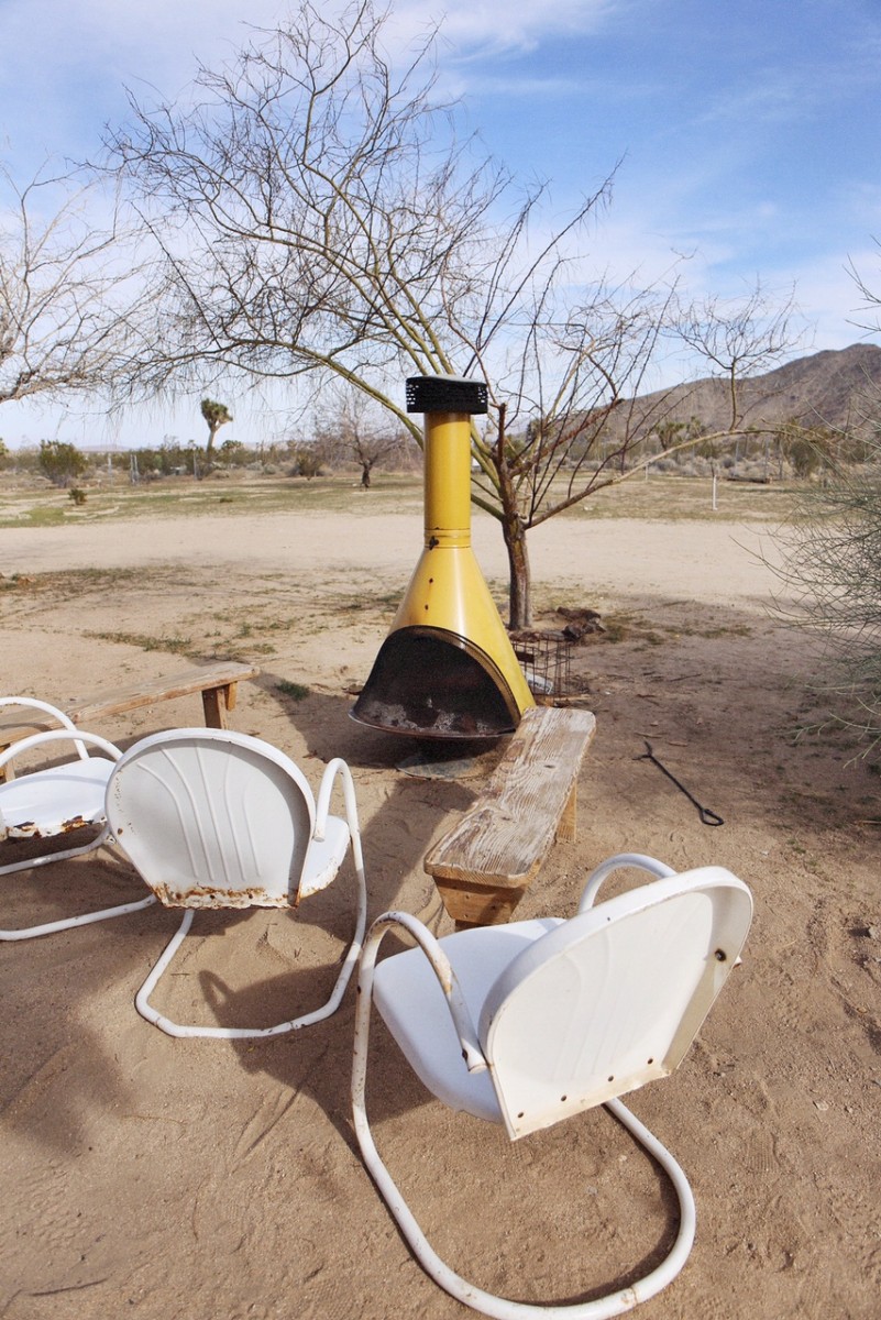 Joshua Tree Acres Camping Fire Pit